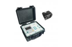 China Dn100 Clamp On 4-20ma Output Wastewater Portable Ultrasonic Flowmeter supplier