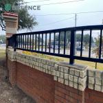 Side Tubular Steel Fence Space-Saving
