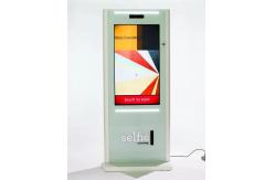 China Removable Photo Booth Kiosk 43 Inch Tempred Glass Surface Full HD LED Panel supplier