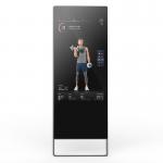 43 inch touch screen media player magic interactive android Fitness gym workout smart mirror advertising for sale