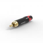 Industrial Plug RCA Audio Connector 2 Contact RCA Male Lotus Jack for sale
