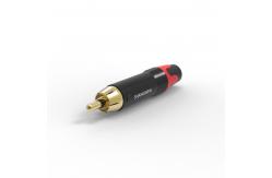 China Industrial Plug RCA Audio Connector 2 Contact RCA Male Lotus Jack supplier