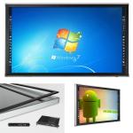 43 Inch Wall Mounted Digital Signage Windows Android Operationg System Support