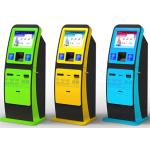 Capacitive Touch Screen Vending Bill Payment Kiosk With Magnetic Card Reader