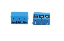 China 5mm Pitch 5.08-301-3P 3pin PCB Screw Terminal Block Connector supplier