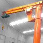 5 Tons Lift Tool 360 Degrees Electric Rotation Boom Jib Crane Used In Workshop for sale