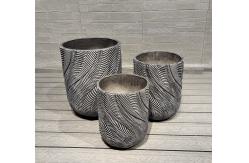 China Frost Resistant Fiber Cement Pot Hand Carved For Long-lasting Frost Resistance supplier