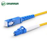 LC UPC To SC UPC Fiber Optic Single Mode Patch Cord Simplex 3M Jumper for sale
