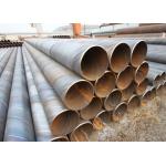 5mm-25.4mm Wall Oiled SSAW Steel Pipes For Low Pressure Liquid Delivery for sale