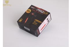 China Black Square Mobile Accessories Packaging Paper Box With Lid supplier