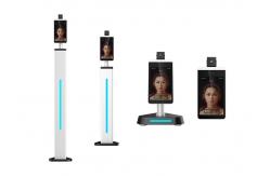 China Body Infrared Thermometer Face Recognition Temperature Stainless Steel Material supplier