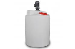 China High Quality PE Plastic 200L Dosing tank with Mixer supplier