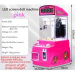Pink Customized Mini Claws In Various Colors Coin-operated Plush Toy Arcade Game for sale