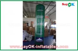 China Customized Inflatable LED Pillar With Full Printing , Inflatable Advertising Tube supplier