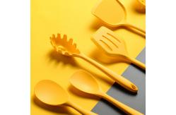 China Nonstick 8 Pcs Silicone Cooking Spoons Utensils Set For Kitchen supplier