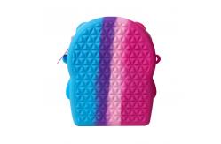 China Panda Shaped Silicone Rainbow Pop It Zipper Bag MHC New Toy supplier