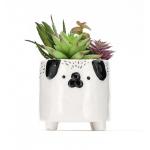 Best selling 3d animal instagram ceramic mini succulent plant flower pots customized for sale