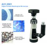 LED Digital Portable Metallurgical Optical Microscope A31.2501 3.1M 100 - 400x