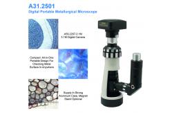 China LED Digital Portable Metallurgical Optical Microscope A31.2501 3.1M 100 - 400x supplier