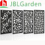 Laser Cut Metal Privacy Room Divider Corten Steel Screen For Garden Outdoor for sale