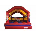 Clown circus themed inflatable bouncer elephant inflatable bouncer jumping square inflatable clown bouncer for sale