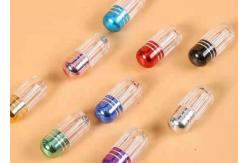 China ISO9001 Purple Small Plastic Capsules 2g Tiny Pill Bottles supplier