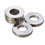 Professional Ring Shaped Magnet / Ring Permanent Magnet Silver Coating for sale