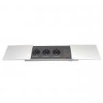 237*72mm Cutout Furniture Mounted Sliding Cover Socket for sale