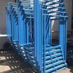 Heavy Duty Warehouse Detachable Metal Steel Stacking Folding Fabric Stillage Rack