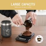 Grey Electric Coffee Grinder SS304 150W Handheld Coffee Bean Grinder