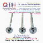 QBH Round Washer Truss Head Torx Carbon Steel Unsymmetrical Thread Wood Screw