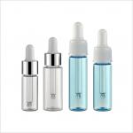 Transparent Luxury Dropper Bottle 10ml 15ml 20ml 25ml PET With Cap for sale