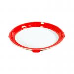 Round Reusable Stackable Food Trays BPA Free With Elastic Lid for sale