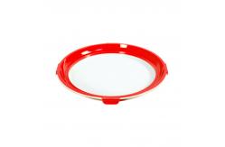 China Round Reusable Stackable Food Trays BPA Free With Elastic Lid supplier