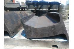 China 60 % Natural Rubber Marine Unit Element Rubber Fenders For Dock Fendering supplier