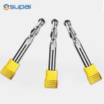 6mm 8mm CNC Milling Ball Nose Cutter For Wood With -6° Axial Rake Angle for sale
