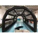 0.6mm PVC Air Sealed 40ft Inflatable Baseball Batting Cage With Net for sale