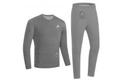 China Custom Thermo Underwear Mens Heated Long Johns Set Thermal Underwear for Men supplier
