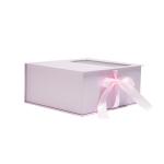 China Window Paper Packaging Box Book Shape Box For Wedding Party Gift for sale
