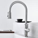 SUS304 Stainless Steel Touchless Sensor Kitchen Faucet for sale