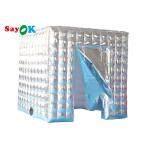 Advertising Air Wall Inflable Photo Booth Remote Control White Color for sale