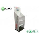 Multi Shelves Cardboard Floor Displays , Customizied Reusable Cardboard Book Display for sale