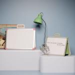 Dry Erase Small Desktop Whiteboard Portable Reusable Durable With Storage Bag