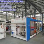 Used Industrial Biodegradable Plastic Lunch Box Machine One-stop Vacuum Forming Machine for sale