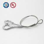 China Y Type Safety Cable With Spring Hook For Hanging System Accessory Of Suspension Light Safe Load 10KG Selling Unit Single Item manufacturer