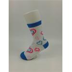 Knitted Anti - Bacterial Kids Cotton Socks With Different Colors Make To Order for sale