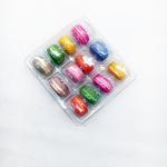 Bespoke Plastic Vacuum Model Blister Packaging Tray 12 Holes Macaron Tray for sale