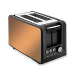 Home Appliances Bread Centering Chrome Toaster 2 Slice Wide Slot