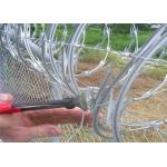 Iso9001 2.5mm Diameter Concertina Razor Wire For Fencing for sale