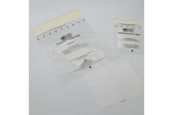 Pathology Transport Medical Lab Biodegradable 95kPa Biohazard Bag With Pouch